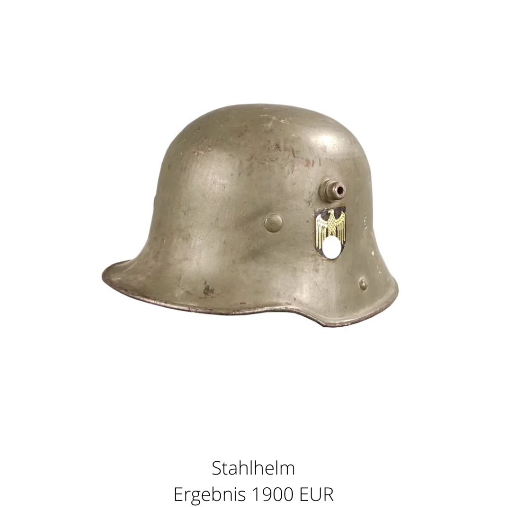 M35 Stahlhelm der Wehrmacht aus dem Zweiten Weltkrieg.
Ein Highlight aus der Rubrik Militaria / Waffen.