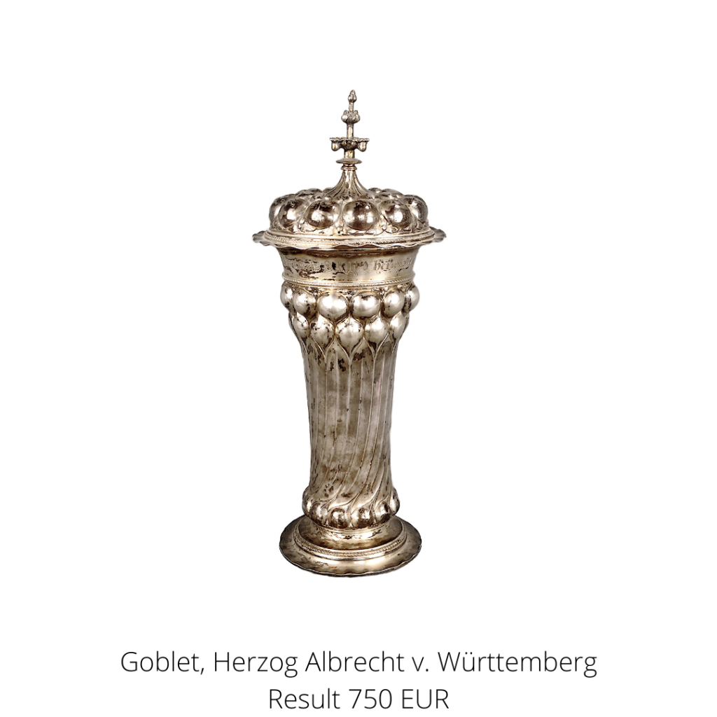 Goblet inscribed for Albrecht Duke of Württemberg