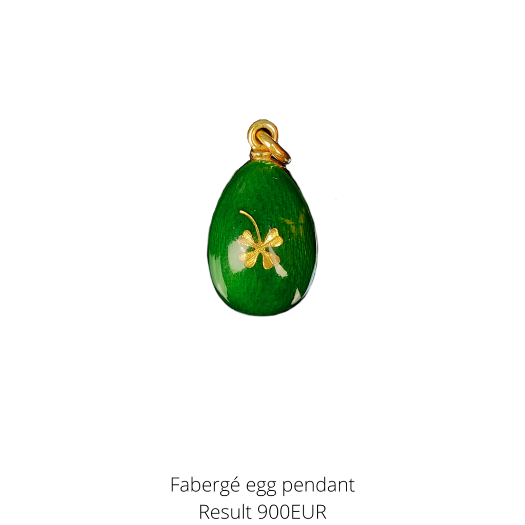 pendant in the shape of Fabergé egg